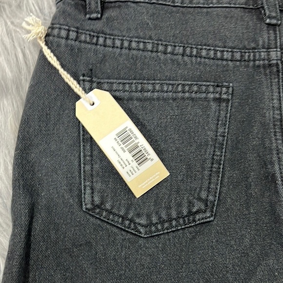 AFENDS DE DENIM MINI SKIRT SIZE 6 COLOR BLACK - Picture 8 of 16